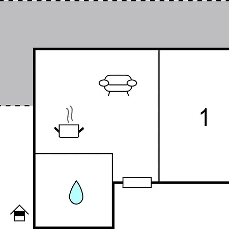 1 Bedroom In Appartement *